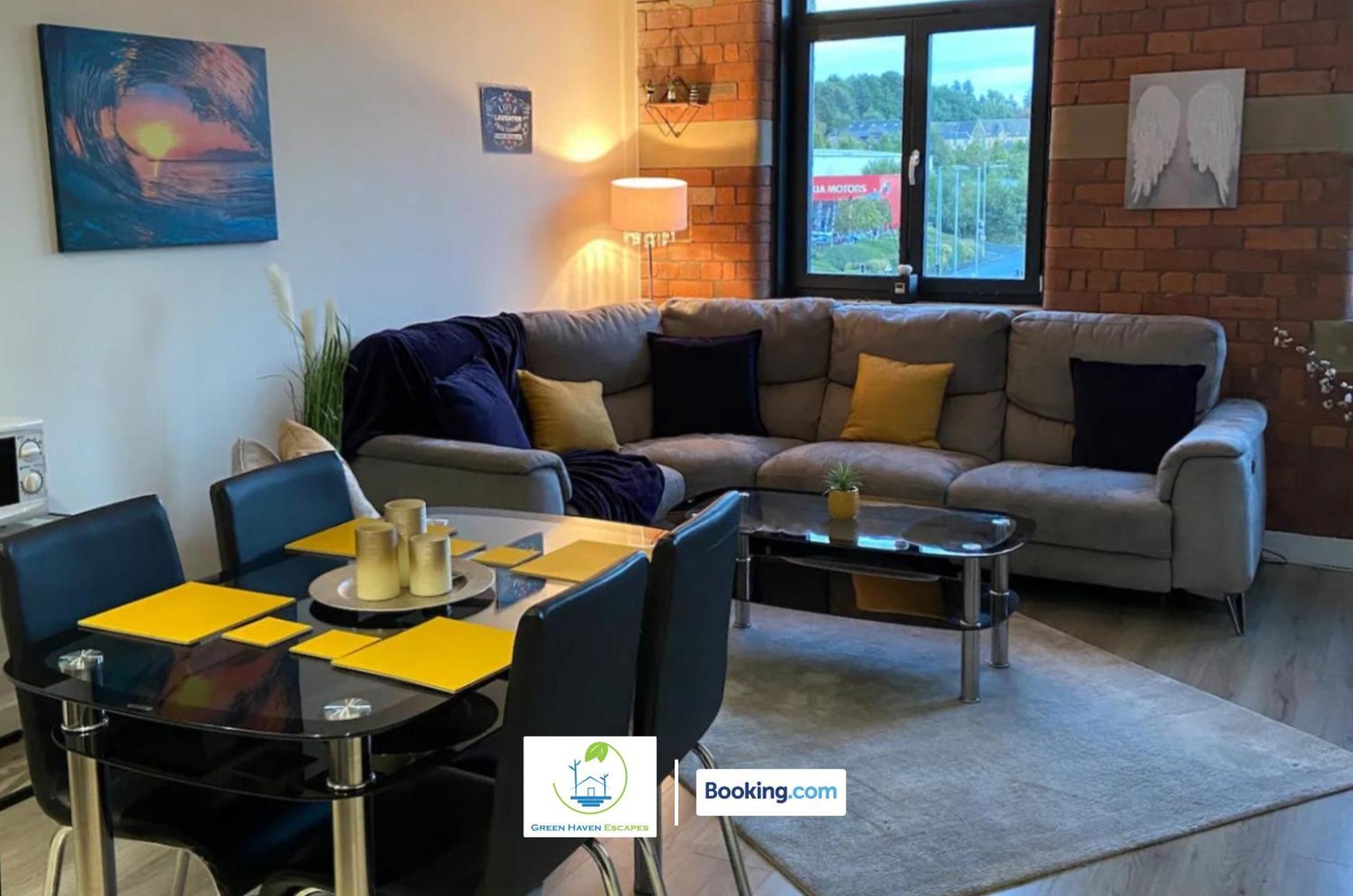 Centrally Located Cosy 2 Bed Duplex City Apartment By Green Haven Escapes In Bradford 布雷得佛 外观 照片